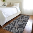 thumbnail image 1 of Addison Rugs Mayfield Washable Coastal Shells Midnight Runner Rug, 2'3" x 7'6", 1 of 5