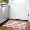 thumbnail image 1 of Addison Rugs Mayfield Washable Coastal Starfish Coral Rectangle Rug, 1'8" x 2'6", 1 of 5