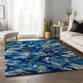 thumbnail image 1 of Addison Rugs Mayfield Washable Contemporary Abstract Blue Rectangle Rug, 10' x 14', 1 of 5