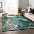 thumbnail image 1 of Addison Rugs Mayfield Washable Contemporary Abstract Seaglass Rectangle Rug, 8' x 10', 1 of 5