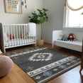 thumbnail image 1 of Addison Rugs Mayfield Washable Southwest Aztec Midnight Rectangle Rug, 8' x 10', 1 of 6