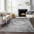thumbnail image 1 of Addison Rugs Mayfield Washable Traditional Oriental Gray Rectangle Rug, 10' x 14', 1 of 6