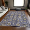 thumbnail image 1 of Addison Rugs Mayfield Washable Traditional Oriental Purple Rectangle Rug, 10' x 14', 1 of 6