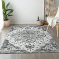 thumbnail image 1 of Addison Rugs Mayfield Washable Traditional Ornate Fog Rectangle Rug, 10' x 14', 1 of 6