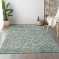 thumbnail image 1 of Addison Rugs Mayfield Washable Traditional Ornate Peacock Rectangle Rug, 9' x 12', 1 of 5