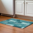 thumbnail image 1 of Addison Rugs Mayfield Washable Traditional Patchwork Teal Rectangle Rug, 1'8" x 2'6", 1 of 5