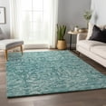 thumbnail image 1 of Addison Rugs Mayfield Washable Traditional Serpentine Blue Rectangle Rug, 3' x 5', 1 of 6