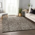 thumbnail image 1 of Addison Rugs Mayfield Washable Traditional Serpentine Brown Rectangle Rug, 2'6" x 3'10", 1 of 6