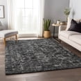 thumbnail image 1 of Addison Rugs Mayfield Washable Traditional Tribal Medallion Black Rectangle Rug, 10' x 14', 1 of 6