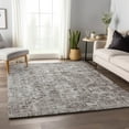 thumbnail image 1 of Addison Rugs Mayfield Washable Traditional Tribal Medallion Mocha Rectangle Rug, 10' x 14', 1 of 6