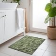 thumbnail image 1 of Addison Rugs Mayfield Washable Traditional Tribal Medallion Olive Rectangle Rug, 1'8" x 2'6", 1 of 5