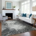 thumbnail image 1 of Addison Rugs Mayfield Washable Transitional Abstract Black Rectangle Rug, 2'6" x 3'10", 1 of 6
