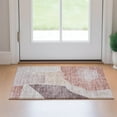 thumbnail image 1 of Addison Rugs Mayfield Washable Transitional Abstract Blush Rectangle Rug, 1'8" x 2'6", 1 of 5