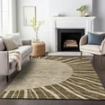 thumbnail image 1 of Addison Rugs Mayfield Washable Transitional Abstract Brown Rectangle Rug, 3' x 5', 1 of 6