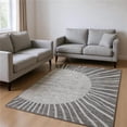 thumbnail image 1 of Addison Rugs Mayfield Washable Transitional Abstract Charcoal Rectangle Rug, 8' x 10', 1 of 6