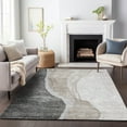 thumbnail image 1 of Addison Rugs Mayfield Washable Transitional Abstract Charcoal Rectangle Rug, 9' x 12', 1 of 6