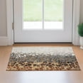 thumbnail image 1 of Addison Rugs Mayfield Washable Transitional Abstract Ivory Rectangle Rug, 1'8" x 2'6", 1 of 5
