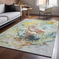 thumbnail image 1 of Addison Rugs Mayfield Washable Transitional Abstract Ivory Rectangle Rug, 3' x 5', 1 of 6