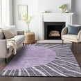thumbnail image 1 of Addison Rugs Mayfield Washable Transitional Abstract Purple Rectangle Rug, 8' x 10', 1 of 6