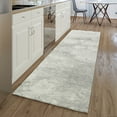 thumbnail image 1 of Addison Rugs Mayfield Washable Transitional Abstract Silver Runner Rug, 2'3" x 7'6", 1 of 5