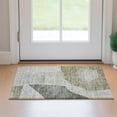 thumbnail image 1 of Addison Rugs Mayfield Washable Transitional Abstract Taupe Rectangle Rug, 1'8" x 2'6", 1 of 5