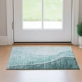 thumbnail image 1 of Addison Rugs Mayfield Washable Transitional Abstract Teal Rectangle Rug, 1'8" x 2'6", 1 of 5