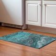 thumbnail image 1 of Addison Rugs Mayfield Washable Transitional Abstract Teal Rectangle Rug, 1'8" x 2'6", 1 of 5