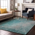 thumbnail image 1 of Addison Rugs Mayfield Washable Transitional Abstract Teal Rectangle Rug, 10' x 14', 1 of 6