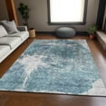 thumbnail image 1 of Addison Rugs Mayfield Washable Transitional Abstract Teal Rectangle Rug, 10' x 14', 1 of 6