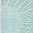 thumbnail image 1 of Addison Rugs Mayfield Washable Transitional Abstract Teal Rectangle Rug, 3' x 5', 1 of 6