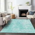 thumbnail image 1 of Addison Rugs Mayfield Washable Transitional Abstract Teal Rectangle Rug, 8' x 10', 1 of 6
