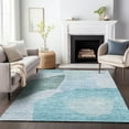 thumbnail image 1 of Addison Rugs Mayfield Washable Transitional Abstract Teal Rectangle Rug, 8' x 10', 1 of 6