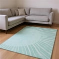 thumbnail image 1 of Addison Rugs Mayfield Washable Transitional Abstract Teal Rectangle Rug, 9' x 12', 1 of 6