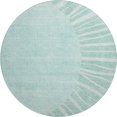 thumbnail image 1 of Addison Rugs Mayfield Washable Transitional Abstract Teal Round Rug, 8' x 8', 1 of 1