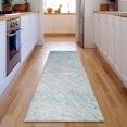 thumbnail image 1 of Addison Rugs Mayfield Washable Transitional Abstract Teal Runner Rug, 2'3" x 7'6", 1 of 5