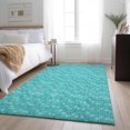 thumbnail image 1 of Addison Rugs Mayfield Washable Transitional Arrows Teal Rectangle Rug, 3' x 5', 1 of 6