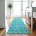 thumbnail image 1 of Addison Rugs Mayfield Washable Transitional Arrows Teal Runner Rug, 2'3" x 7'6", 1 of 5