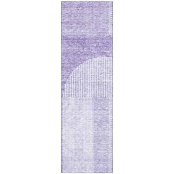 Dalyn Rugs Premium Machine Washable Mayfield AMF711 Lavender 2'3" x 7'6" Runner Rug