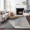 thumbnail image 1 of Addison Rugs Mayfield Washable Transitional Art Deco Taupe Rectangle Rug, 2'6" x 3'10", 1 of 6