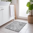 thumbnail image 1 of Addison Rugs Mayfield Washable Transitional Aztec Ash Rectangle Rug, 1'8" x 2'6", 1 of 5