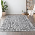 thumbnail image 1 of Addison Rugs Mayfield Washable Transitional Aztec Ash Rectangle Rug, 10' x 14', 1 of 6
