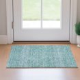 thumbnail image 1 of Addison Rugs Mayfield Washable Transitional Boho Aqua Rectangle Rug, 1'8" x 2'6", 1 of 5