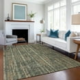thumbnail image 1 of Addison Rugs Mayfield Washable Transitional Broken Bars Green Rectangle Rug, 2'6" x 3'10", 1 of 6