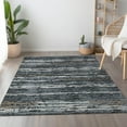 thumbnail image 1 of Addison Rugs Mayfield Washable Transitional Broken Stripes Shadow Rectangle Rug, 2'6" x 3'10", 1 of 5
