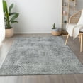 thumbnail image 1 of Addison Rugs Mayfield Washable Transitional Chain Links, Geo Ash Rectangle Rug, 8' x 10', 1 of 5