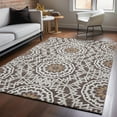 thumbnail image 1 of Addison Rugs Mayfield Washable Transitional Circles Chocolate Rectangle Rug, 3' x 5', 1 of 6