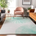 thumbnail image 1 of Addison Rugs Mayfield Washable Transitional Circles Teal Rectangle Rug, 10' x 14', 1 of 6