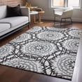 thumbnail image 1 of Addison Rugs Mayfield Washable Transitional Circles White Rectangle Rug, 10' x 14', 1 of 6
