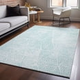 thumbnail image 1 of Addison Rugs Mayfield Washable Transitional Diamond Aqua Rectangle Rug, 8' x 10', 1 of 6