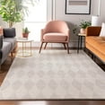 thumbnail image 1 of Addison Rugs Mayfield Washable Transitional Diamonds Ivory Rectangle Rug, 9' x 12', 1 of 6